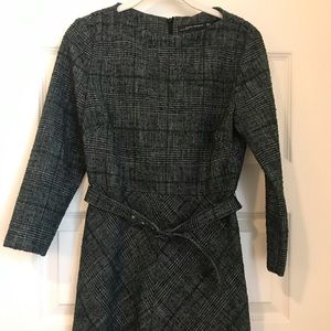 Zara A-Line, Belted Dress